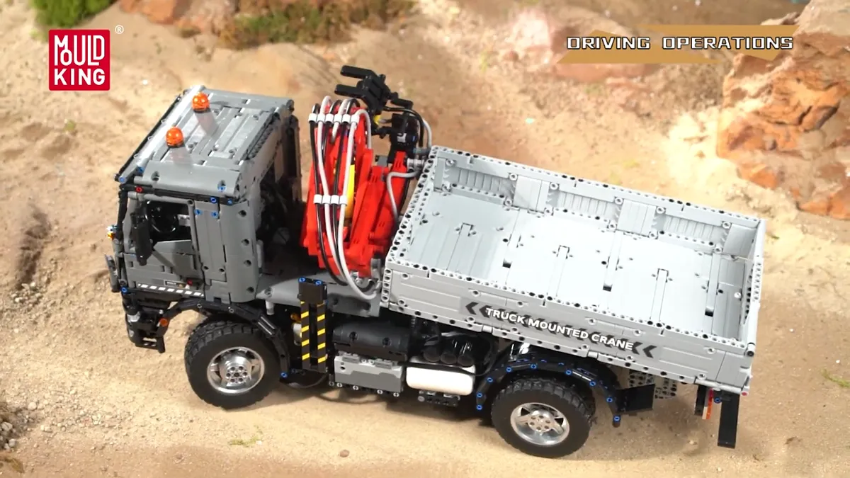 لگو مولدکینگ 19016 ماشین کامیون جرثقیل Truck Mounted Crane کنترلی