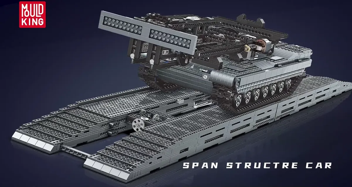 لگو مولدکینگ 20002 ماشین تانک پل ساز span structure car کنترلی
