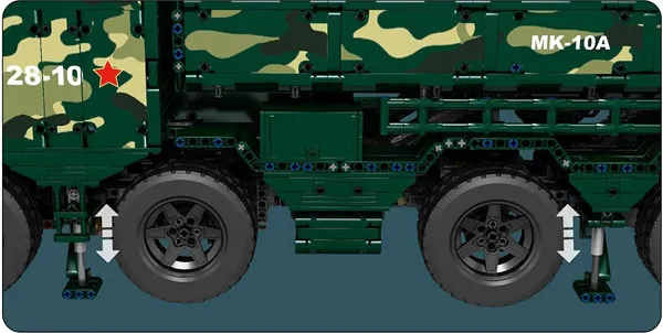 لگو مولد کینگ 20008 موشک کروز Cruise Missile کنترلی