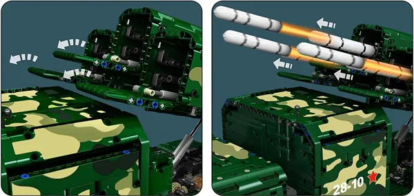 لگو مولد کینگ 20008 موشک کروز Cruise Missile کنترلی