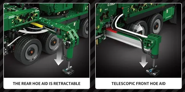 لگو مولد کینگ 20009 ماشین کامیون جرثقیل Armored Recovery Crane کنترلی