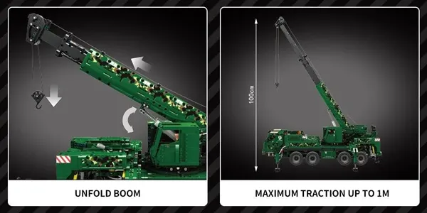 لگو مولد کینگ 20009 ماشین کامیون جرثقیل Armored Recovery Crane کنترلی