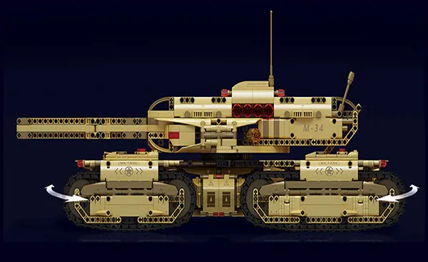 لگو مولدکینگ 20011S ماشین تانک MK-II Tank ریموت دار