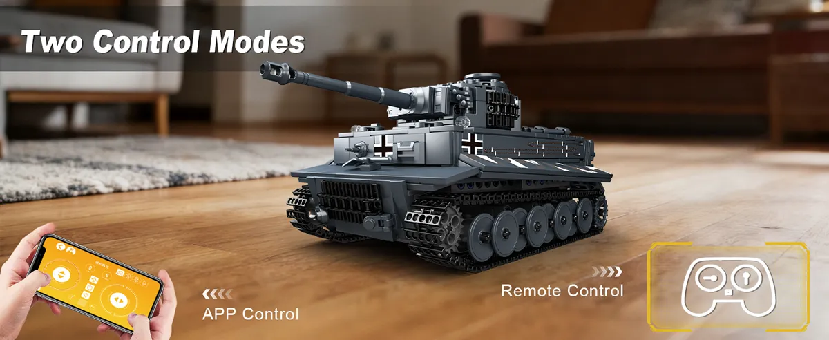 لگو مولد کینگ 20014 ماشین تانک Tiger Tank کنترلی