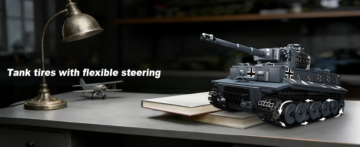 لگو مولد کینگ 20014 ماشین تانک Tiger Tank کنترلی