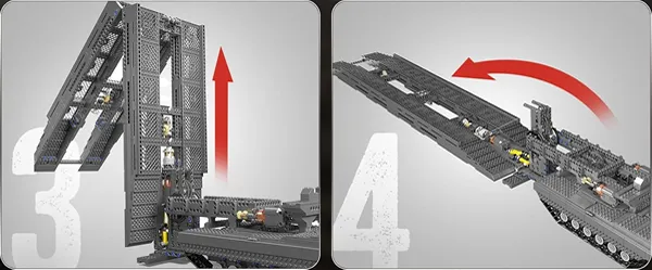 لگو مولد کینگ 20029 ماشین پل ساز Bridge Laying Vehicle کنترلی