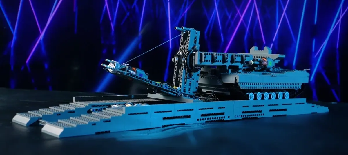 لگو مولد کینگ 20029 ماشین پل ساز Bridge Laying Vehicle کنترلی