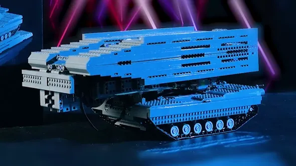 لگو مولد کینگ 20029 ماشین پل ساز Bridge Laying Vehicle کنترلی