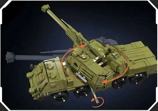 لگو مولدکینگ 20031 ماشین تانک DANA Self-Propelled Howitzer کنترلی width=