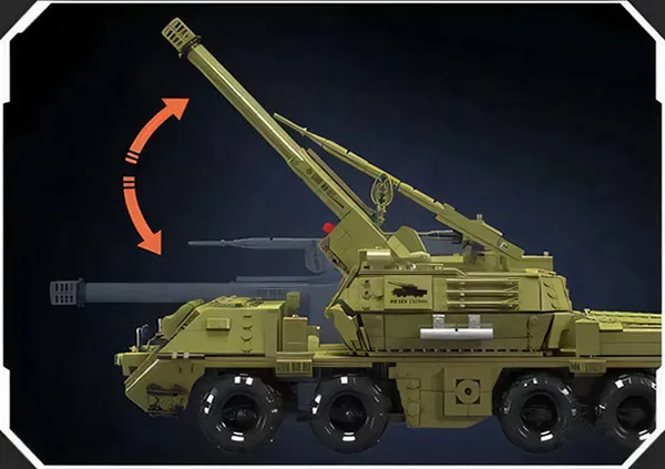 لگو مولدکینگ 20031 ماشین تانک DANA Self-Propelled Howitzer کنترلی width=