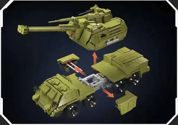 لگو مولدکینگ 20031 ماشین تانک DANA Self-Propelled Howitzer کنترلی width=