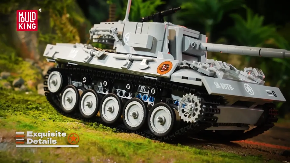 لگو مولدکینگ 20032 ماشین تانک m18 hellcat tank destroyer ریموت دار