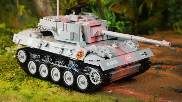 لگو مولدکینگ 20032 ماشین تانک m18 hellcat tank destroyer ریموت دار