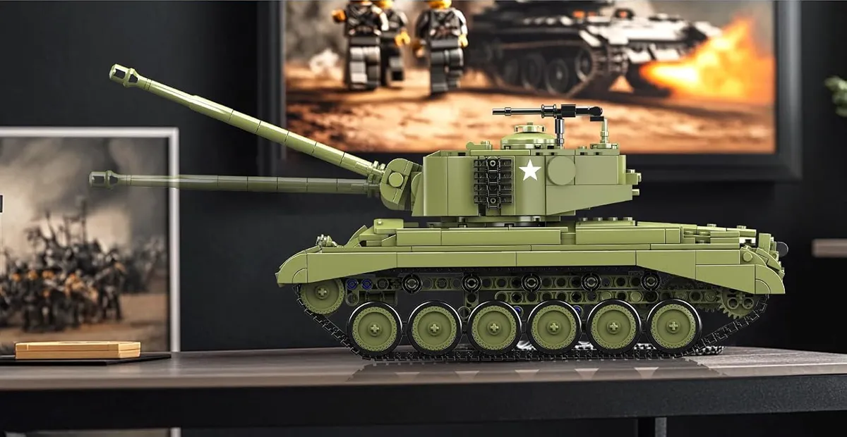 لگو مولد کینگ 20035 ماشین تانک M26 Pershing Tank کنترلی