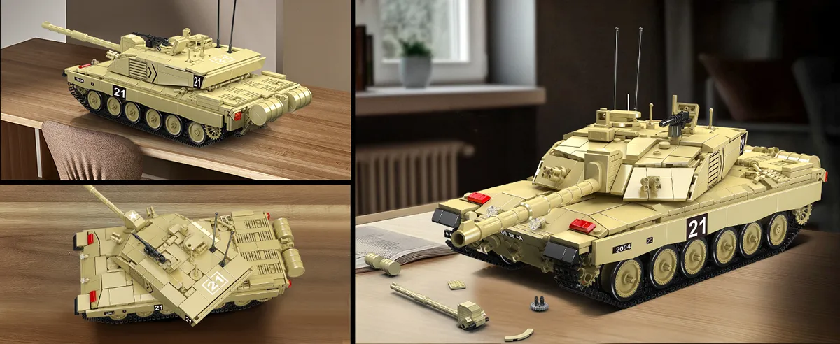 لگو مولد کینگ 20037 ماشین تانک Challenger 2 کنترلی