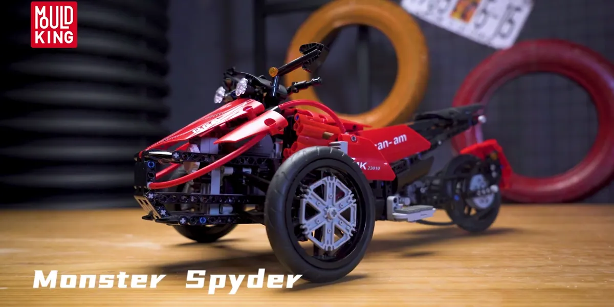 لگو مولدکینگ 23010 موتور آفرود Monster Spyder