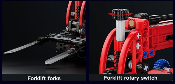 لگو مولدکینگ 24016 ماشین لیفتراک مینیاتوری Telescopic Arm Forklift