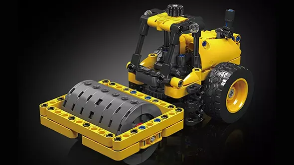لگو مولدکینگ 24019 ماشین کمپکتور مینیاتوری Road Roller