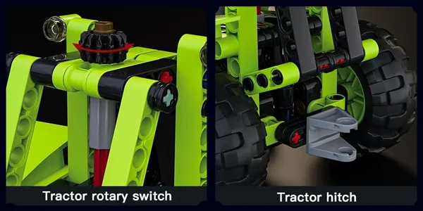 لگو مولدکینگ 24024 ماشین تراکتور مینیاتوری Agricultural Tracto
