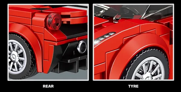 لگو مولدکینگ 27006 ماشین مینیاتوری Ferrari 488 GTB