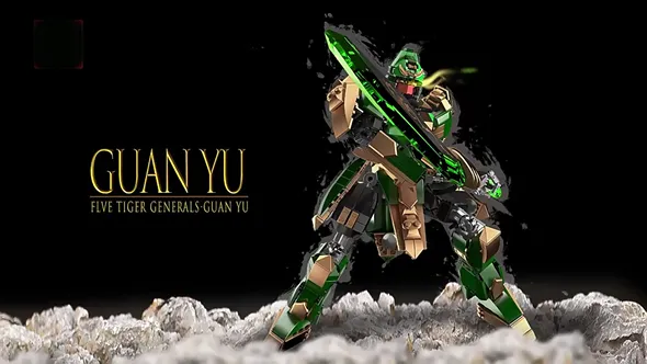 لگو مولدکینگ 93002 پنج ژنرال ببر گوان‌یو Five Tiger Generals GuanYu