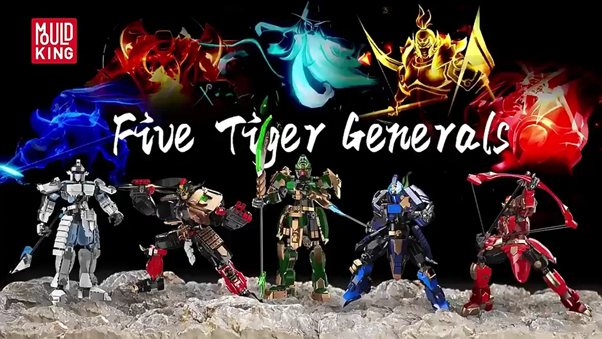 لگو مولدکینگ 93003 پنج ژنرال ببر ژائو یون Five Tiger Generals ZhaoYun